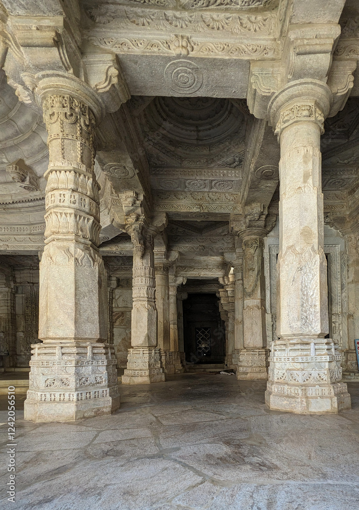 Structural wonder as the weight is huge for these marble structures Udaipur, India