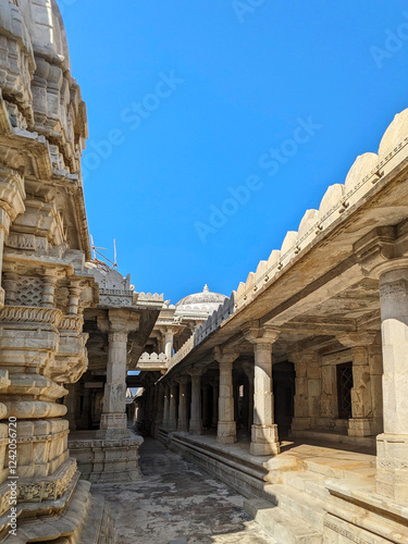 Impressive temple architecture of Western India, Udaipur, India