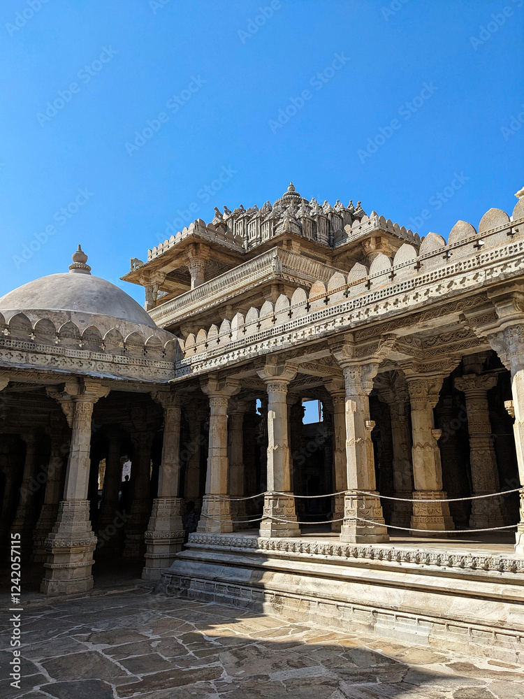 Stunning layers of stonework in harmony, Udaipur, India