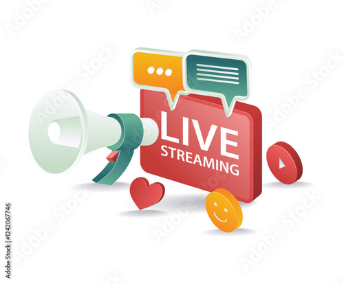 Online live streaming sales social media campaign