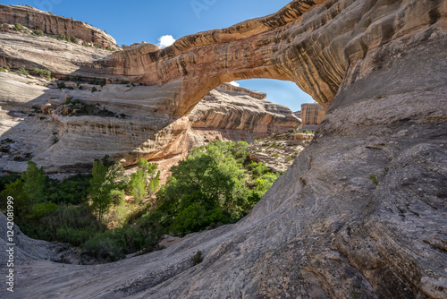 USA, Utah. Sipapu Bridge at Natural Bridges National Monument photo