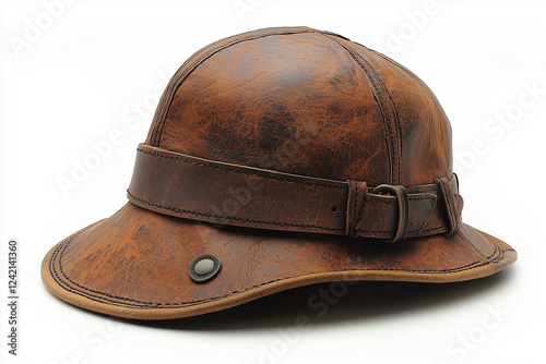 Pith helmet isolated on white background
