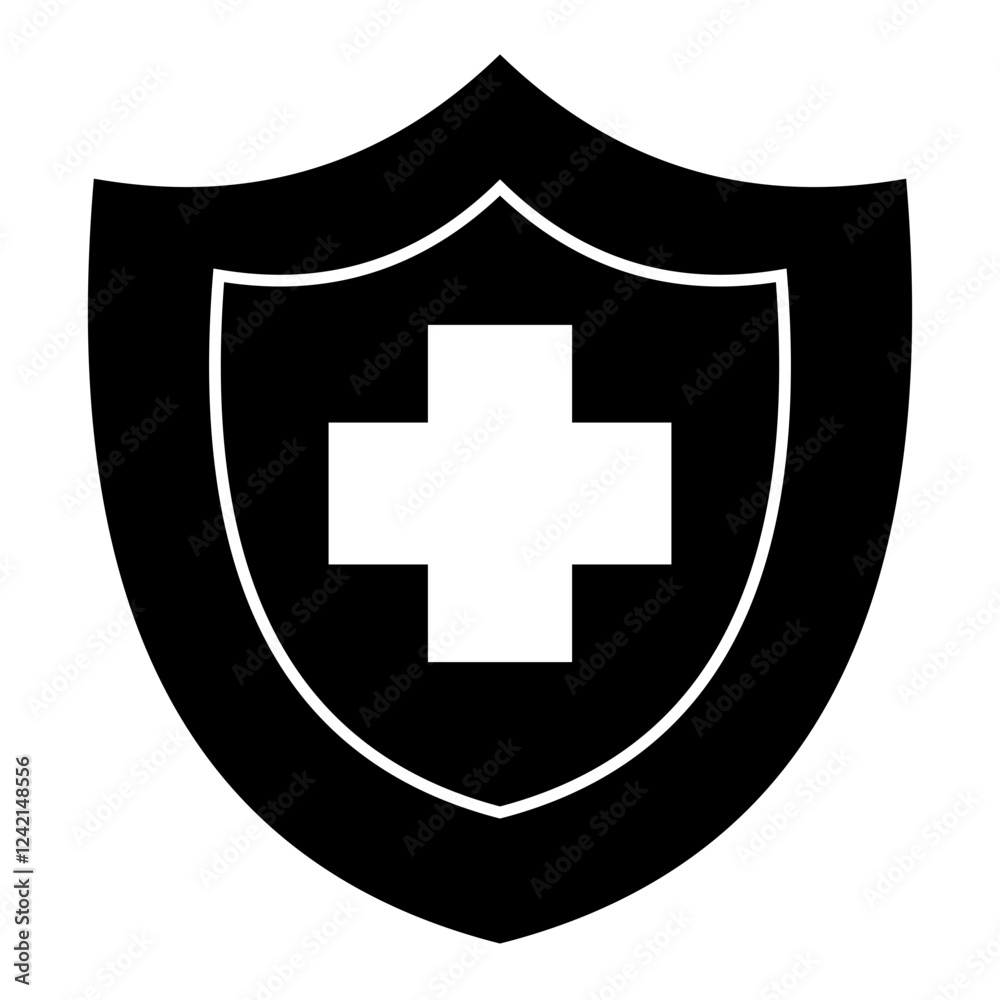 Prevention heathcare icon. solid icon style Prevention heathcare icon. solid icon style