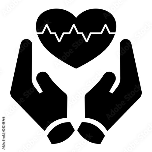 healthcare icon. solid icon style