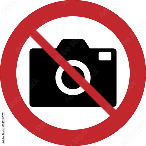 カメラ使用　禁止マーク