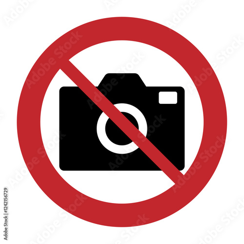 カメラ使用　禁止マーク