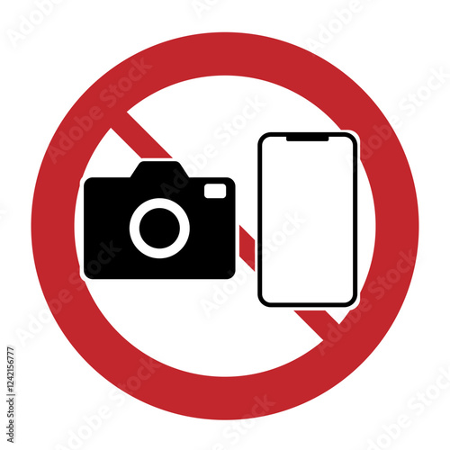 電子機器使用　禁止マーク