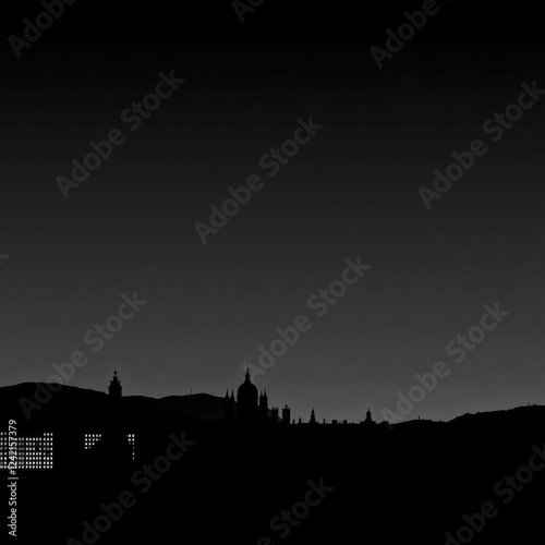 Beautiful 2d cityscape background abstract skyline illustration skyline silhouette 