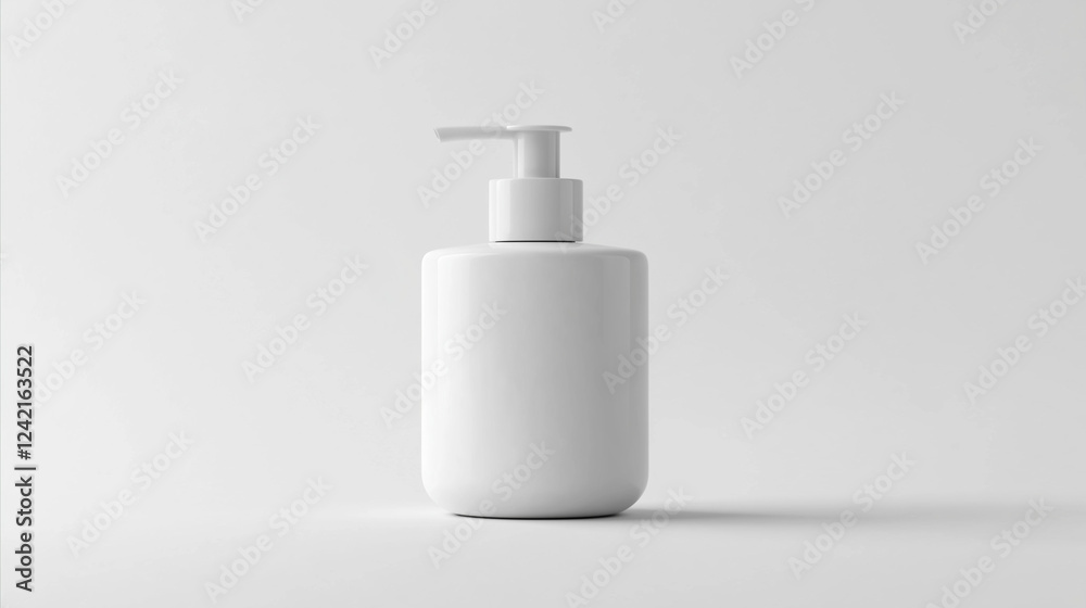 modern dispenser white bottle with a pump , on white background . cream , shampoo , cosmetic , soap , gel modern dispenser white bottle with a pump , on white background . cream , shampoo , cosmetic , soap , gel