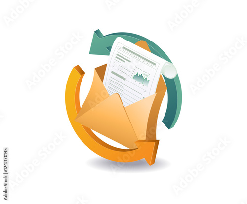 Digital marketing business email transactions