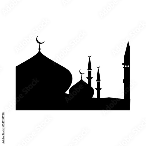 Islamic Mosque Silhouette