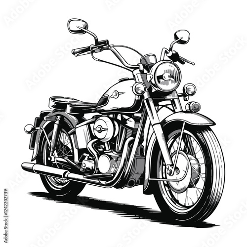 Bicycle SilhouetteIsolated on White Background Minimalist Bike Silhouette