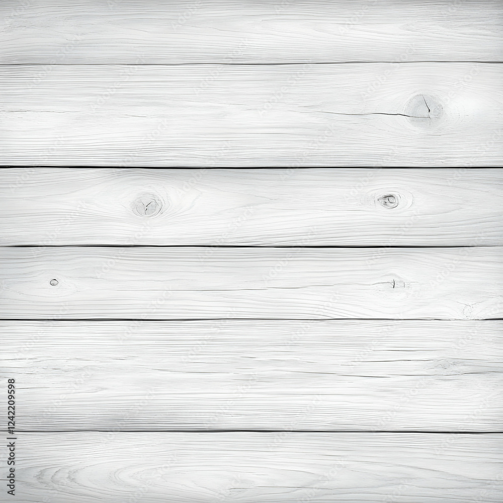 Obraz premium White wood plank texture background