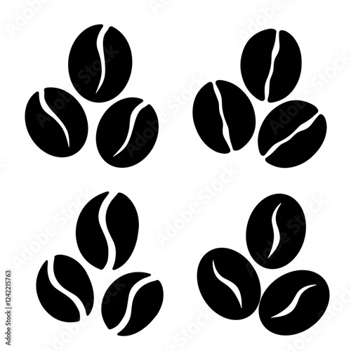 coffee beans vector illustration