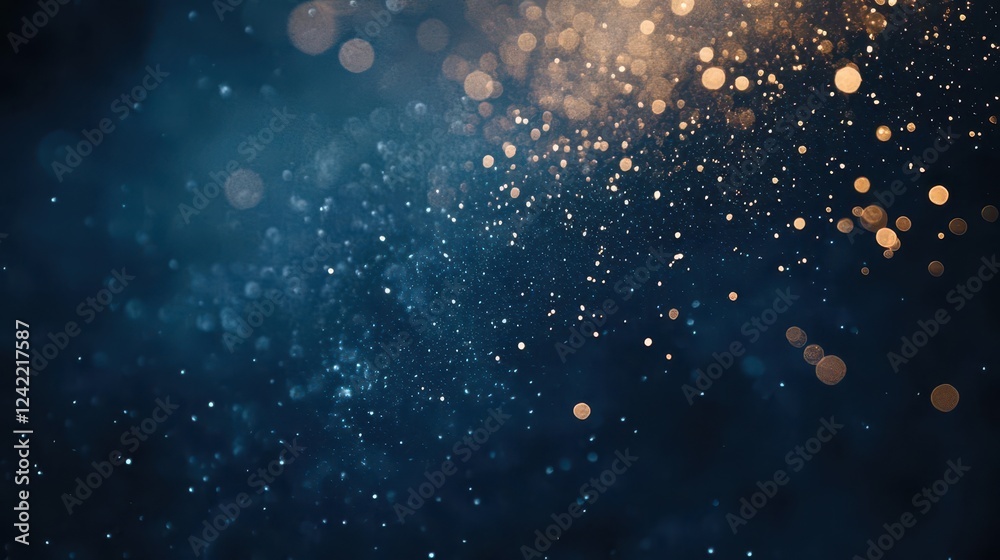 Fototapeta premium Festive Holiday Lights Abstract Bokeh Background for Seasonal Marketing Campaigns
