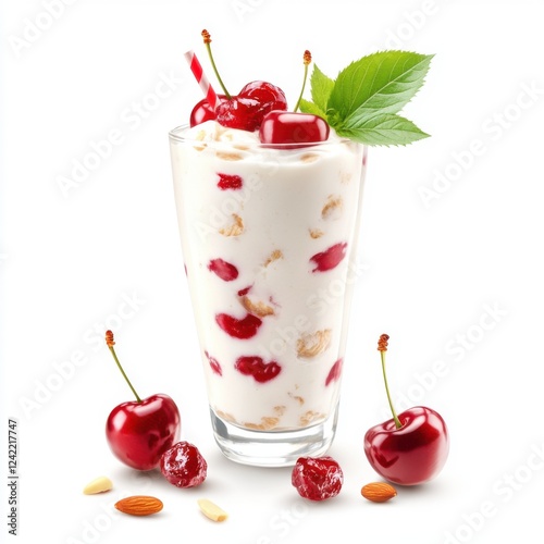 Wallpaper Mural Sweet yogurt blended with cherries  Torontodigital.ca
