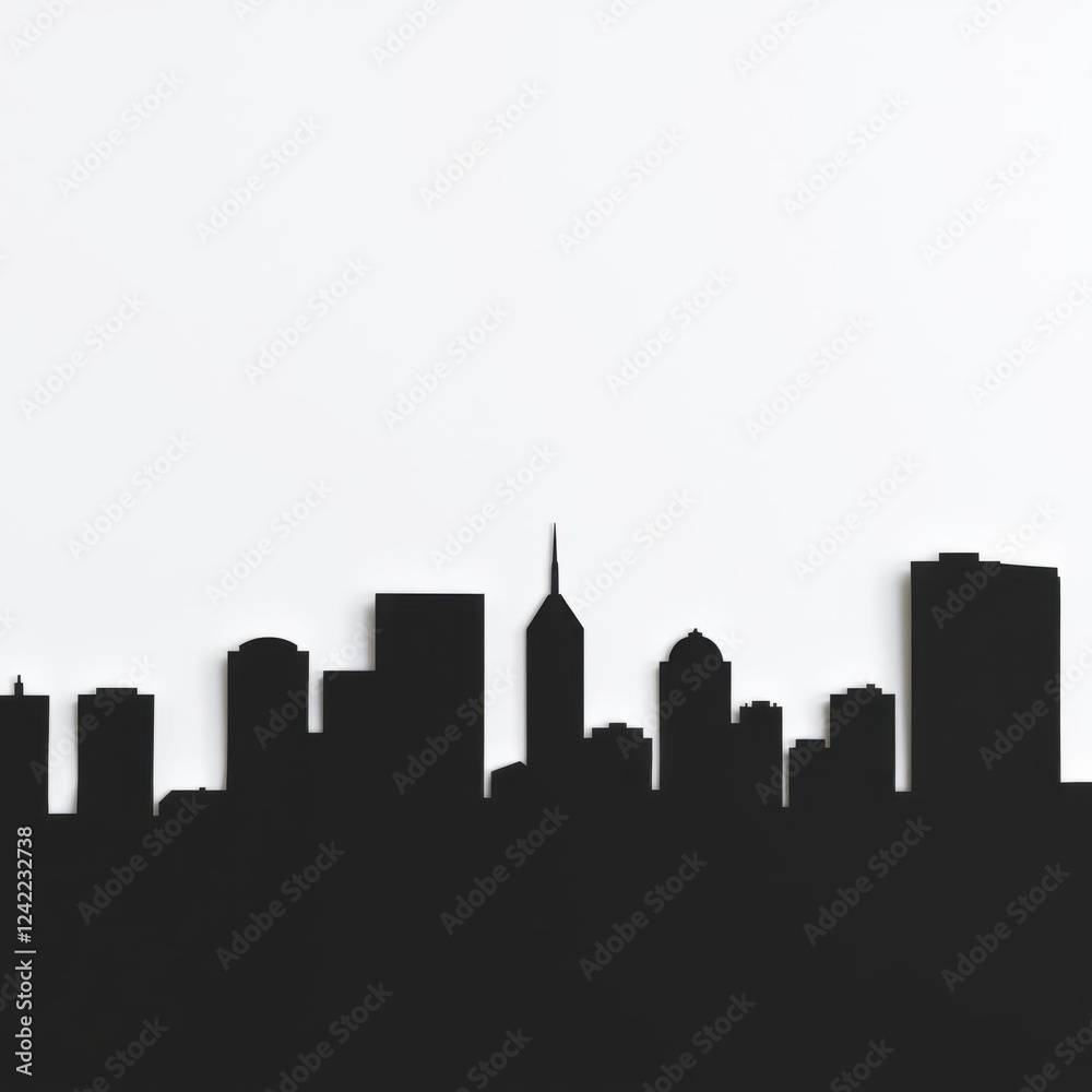 Dallas city vector skyline sunset illustration skyline silhouette 