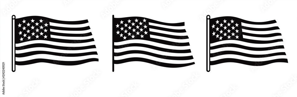 black and white checkered flag