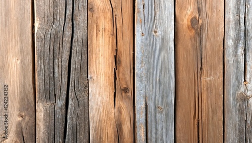 Wallpaper Mural Rustic weathered wooden planks with natural texture Torontodigital.ca