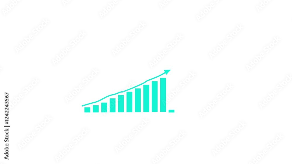 Business graph icon showing grow, growth chart with success arrow animation.graph icon finance Filled design icon,graph icon Business graph icon showing grow, growth chart with success arrow animation.graph icon finance Filled design icon,graph icon