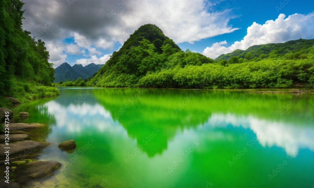 mountain lake in the mountains mountain lake in the mountains