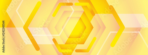Yellow gradient geometric trendy  background suitable for design templates, modern decor projects, presentations, or digital graphics.