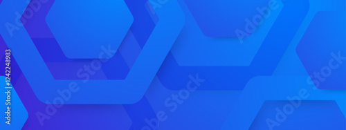 Blue gradient geometric modern background ideal for presentations, websites, and digital applications