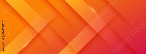 Orange gradient geometric background ideal for presentations, digital wallpapers, and creative designs