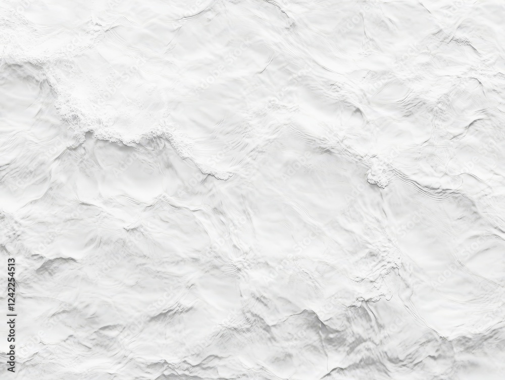 Fototapeta premium White textured mountain landscape background