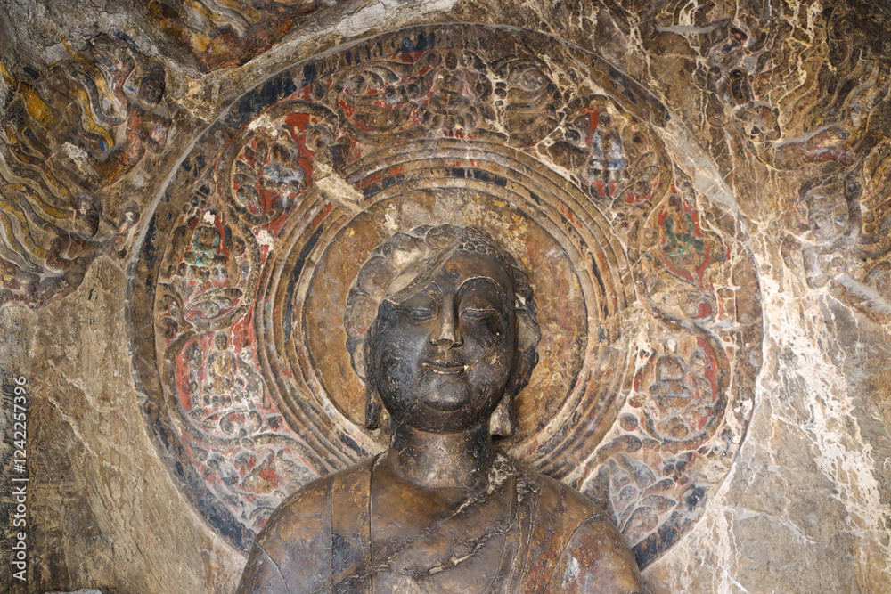Xiangtangshan Grottoes, Handan, Hebei, China Xiangtangshan Grottoes, Handan, Hebei, China