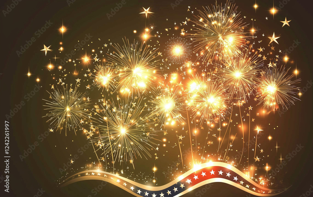 new year background with fireworks fireworks on the night sky dynamic celebration overlapping firework