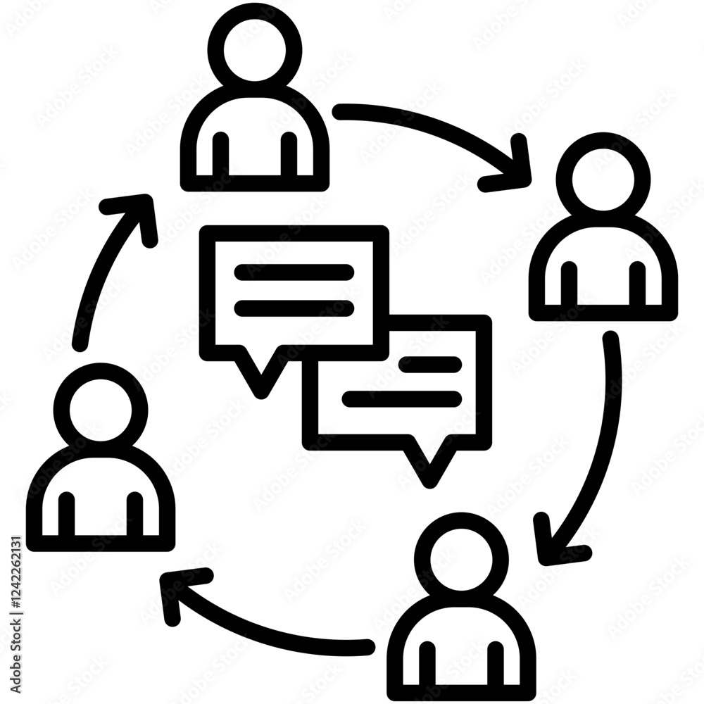 Obraz premium Communications Icon