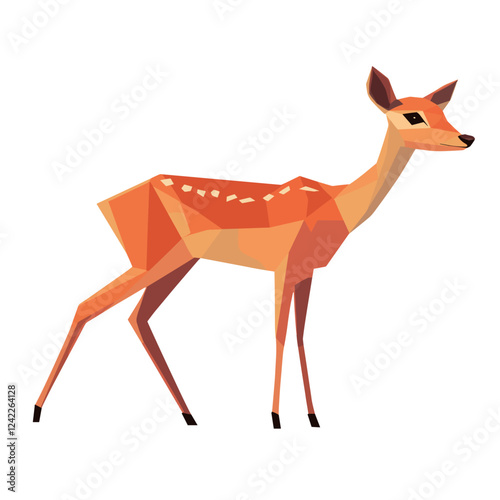 Deer illustration wildlife animal vector