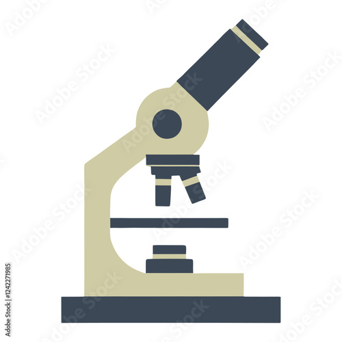 Microscope microscope minimalist design vector