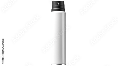 Blank White Aerosol Spray Can Mockup   Packaging Design Template for Cosmetics Personal Care and Household Products