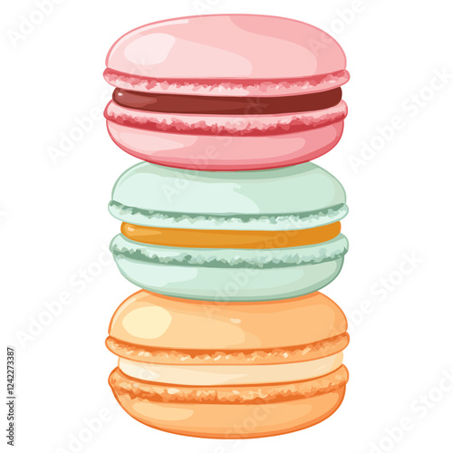 Macaron macarons sweets confectionery vector