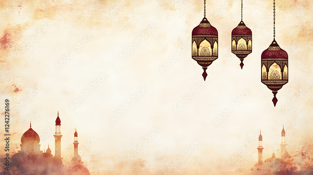 Obraz premium old lamp on the wall