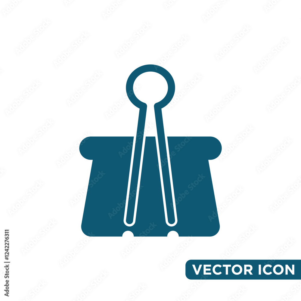 Simple Paperclip Icon Design Template Simple Paperclip Icon Design Template