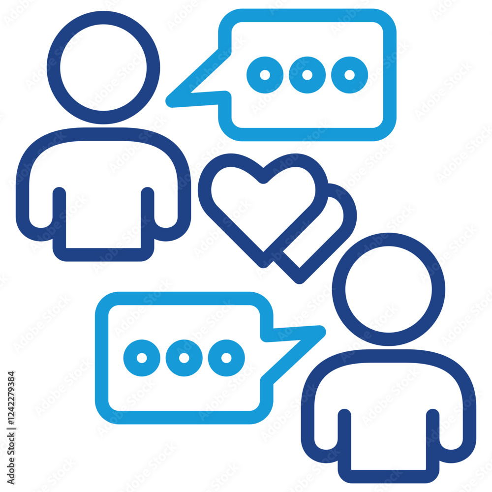 Fototapeta premium Engagement Icon