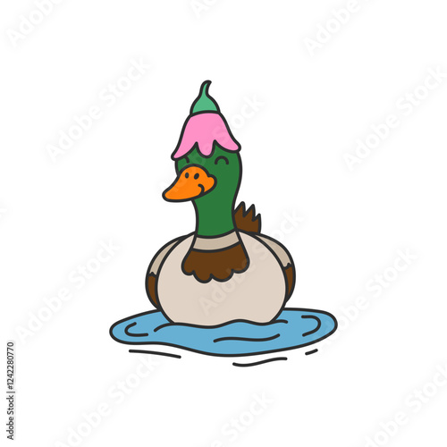 mallard duck illustration