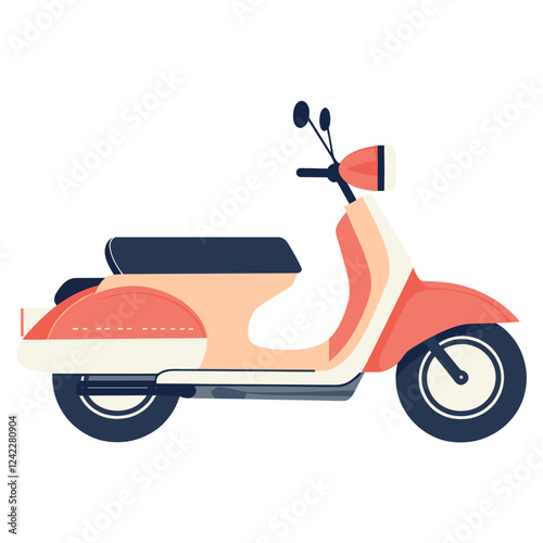 Motorcycle transportation illustration vehicle vector