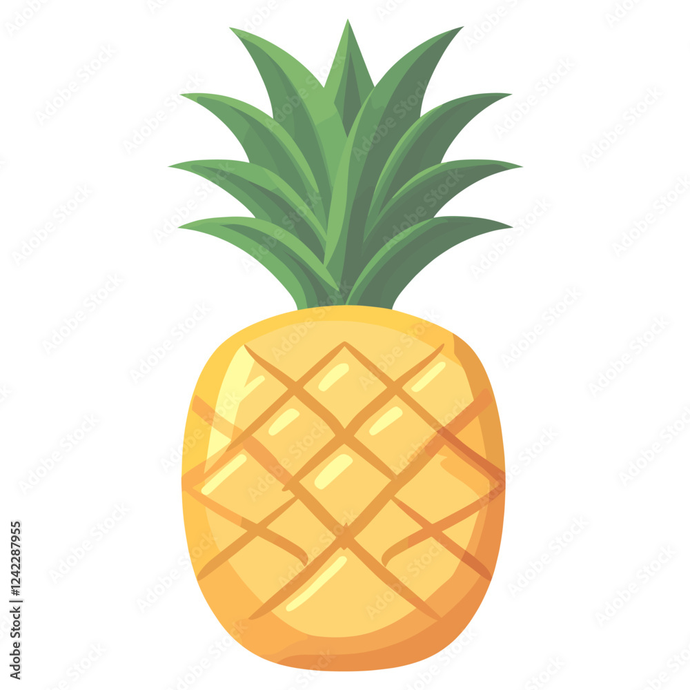 Pineapple illustration vector fruit vector Pineapple illustration vector fruit vector