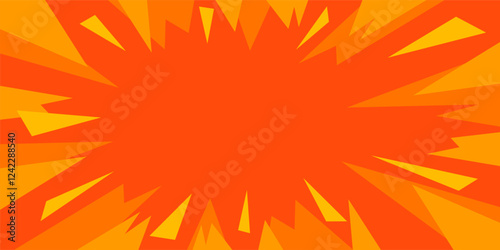 Abstract pattern background in comic style or attractive color sunlight. Summer design for promotion banner, poster, greeting card, social media.