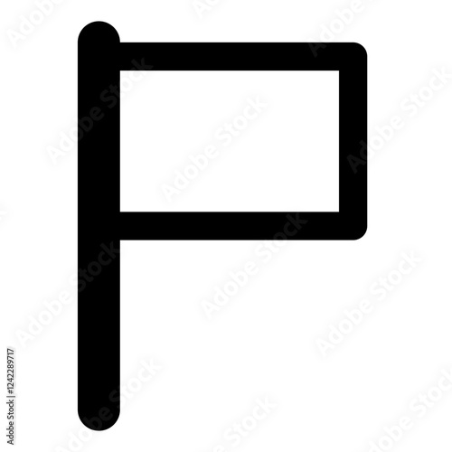 vector illustration of flag