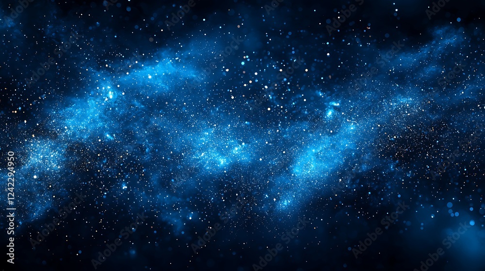 Fototapeta premium A textured deep blue grainy abstract background, creating a dynamic and mysterious atmosphere for any design project.