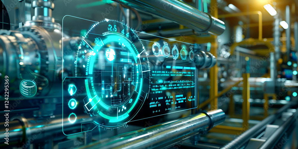 Fototapeta premium Harnessing Molecular Motion: Innovations in Information Engine Technology