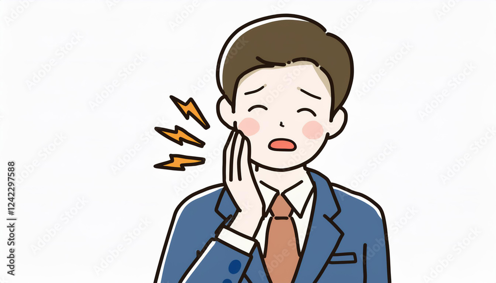 歯痛に苦しむ人