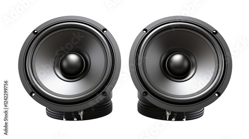 High Quality Audio Speakers Studio Grade Sound for Professional Music Production and Home Theater Systems photo