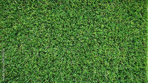 Lush green artificial turf texture background