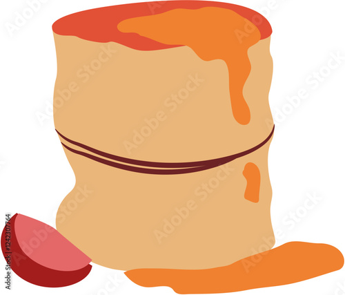 pancake breakfast Illustration